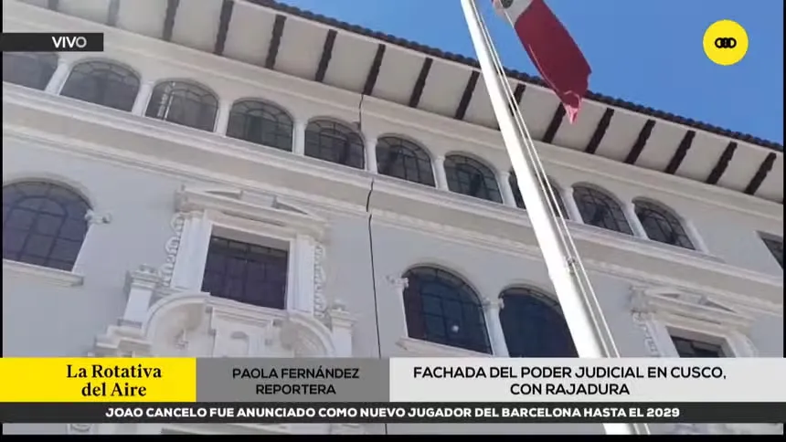 Sismo de 7.2 en Ayacucho Provoca Daños en Fachada del Poder Judicial de Cusco